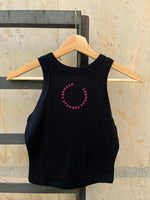 Cargar imagen en el visor de la galería, Camiseta top EbbWear Nina Negro
