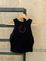 Cargar imagen en el visor de la galería, Camiseta top EbbWear Nina Negro

